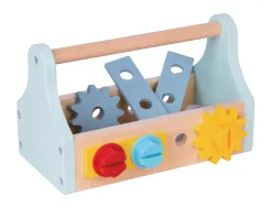 Jeu enfant imaginovo boite a outil bois +3 ans 18 pieces