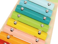 Jeu enfant imaginovo crocodile instrument musical xylophone bois +18 mois 28x14,8x2,5 cm