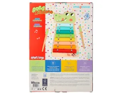 Jeu enfant imaginovo crocodile instrument musical xylophone bois +18 mois 28x14,8x2,5 cm