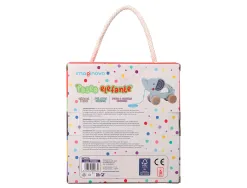 Jeu enfant imaginovo elephant a tirer avec roues bois +12 mois 13,4x10x5,4 cm