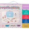 Jeu enfant imaginovo malette de medecin bois +3 ans 11 pieces 24,5x18x10 cm