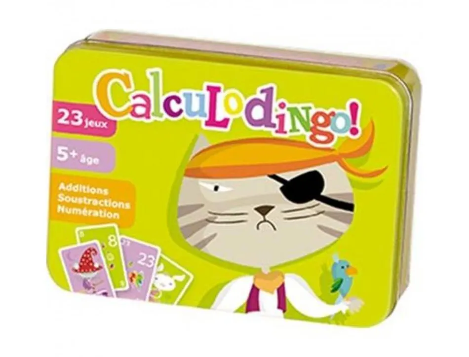 Jeu interdacta calculodingo 36 cartes + 1 livret avec 15 regles