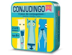 Jeu interdacta conjudingo ce2 107 cartes reversibles + 1 regle du jeu + rappel des conjugaisons