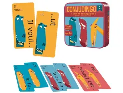 Jeu interdacta conjudingo cm1 au cm2 110 cartes reversibles + 1 regle du jeu + rappel des conjugaisons