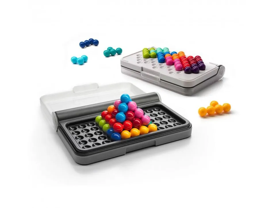 Jeu interdacta iq puzzler pro 1 boite rangement avec 2 grilles jeu integrees + 12 pcs colorees + 1 livret 120