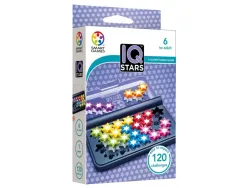 Jeu interdacta iq stars 1 boite rangement + 7 pcs jeu coloris et formes assortis + 1 livret 120 defis