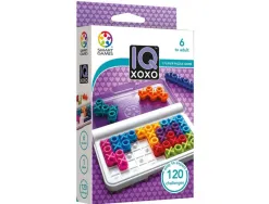 Jeu interdacta iq xoxo 1 boite rangement + 10 pcs puzzle coloris et formes assortis + 1 livret 120 defis