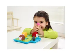 Jeu interdacta les 3 petits cochons 1 plateau + 3 maisons + 3 cochons + 1 loup + 1 livret + 1 livre avec le