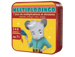 Jeu interdacta multiplodingo 59 cartes + 1 livret avec 7 regles + 1 table des multiplicacions