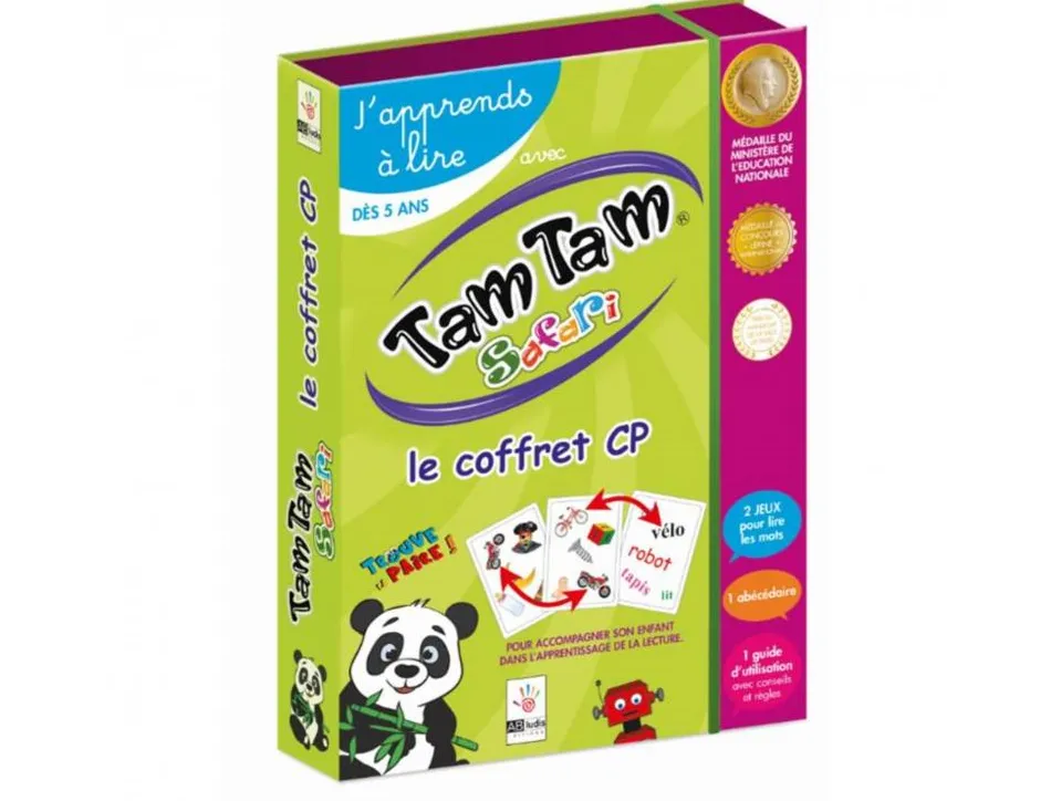 Jeu interdacta tam tam coffret cp 2 series de cartes + 1 abecedaire + 1 guide utilisation + regles