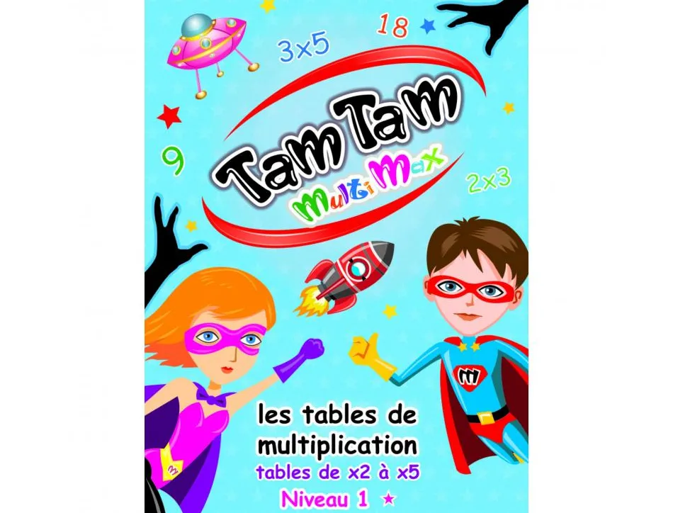 Jeu interdacta tam tam multimax niveau 1 42 cartes + 10 cartes aide-memoire reversible + 6 cartes regle