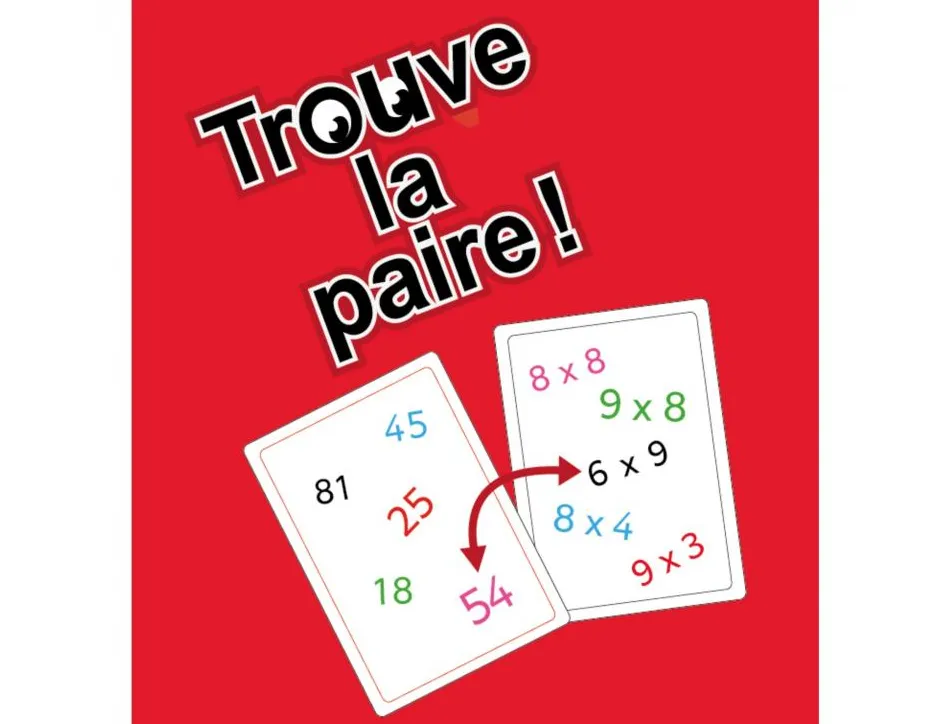 Jeu interdacta tam tam multimax niveau 2 42 cartes + 10 cartes aide-memoire reversible + 6 cartes regle