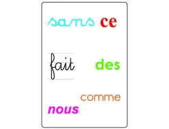 Jeu interdacta tam tam safari les mots-outils du cp 52 cartes + 2 lexiques
