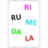 Jeu interdacta tam tam syllabes 42 cartes + 1 regle du jeu
