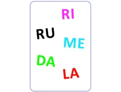 Jeu interdacta tam tam syllabes 42 cartes + 1 regle du jeu
