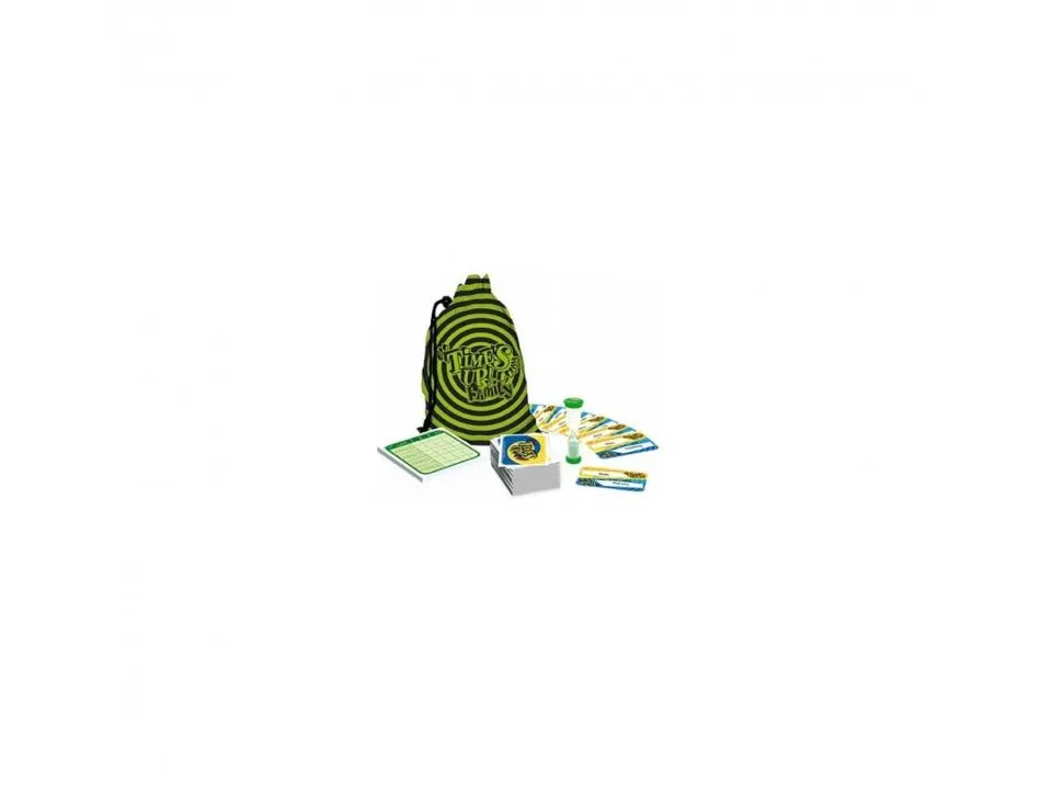 Jeu interdacta time's up family 1 220 cartes + 1 sablier + 1 regle du jeu + 1 carnet
