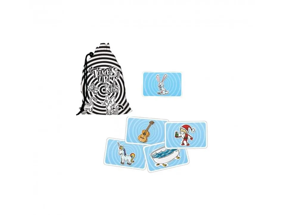 Jeu interdacta time's up kids 220 cartes variees + 1 sablier 10 min + 1 regle du jeu