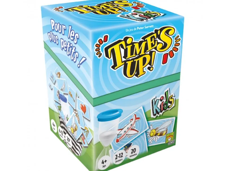 Jeu interdacta time's up kids 220 cartes variees + 1 sablier 10 min + 1 regle du jeu