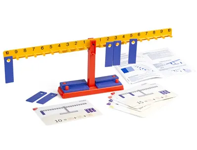 Jeu miniland balance numérique 20 poids + 10 suspendus