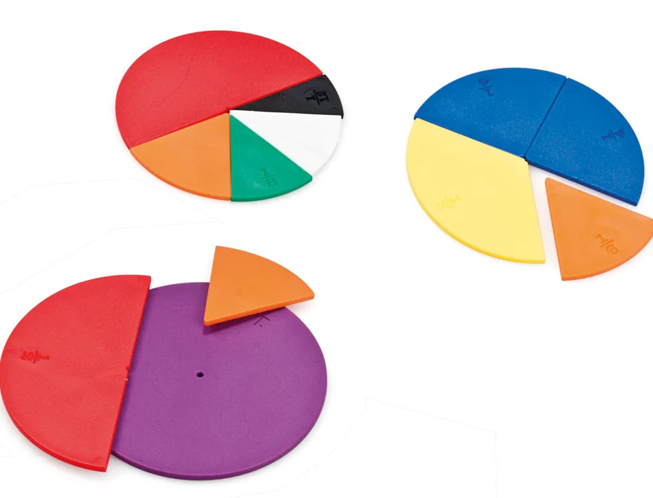 Jeu miniland fractions 60 pièces