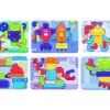 Jeu miniland planches robots 31x21cm pack de 6 unités