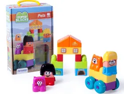 Jeu miniland super blocks pets 20 pièces