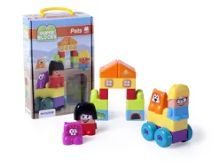 Jeu miniland super blocks pets 20 pièces