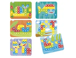 Jeu miniland superpegs pack de 6 planches