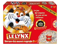 Jeu mon premier lynx contient plateau circulaire 36 cartes images animaux 1 boîte à assembler 2/4 joueurs