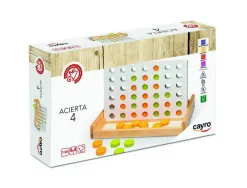 Jeu quatre en ligne bois 42 pions
