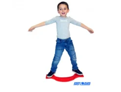 Jeux a bascule fist loisirs balance d equilibre 2 surfaces planes a picots portee maximale 90 kg coloris