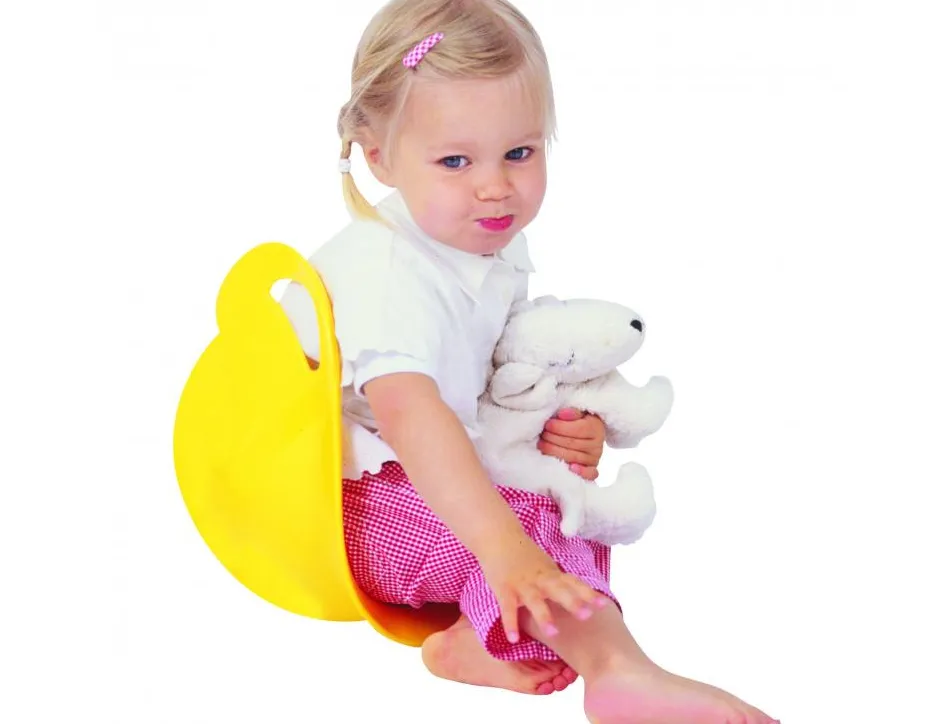 Jeux a bascule gowi siege a bascule sit zl interieur ou exterieur motricite equilibre coloris assortis 34 cm