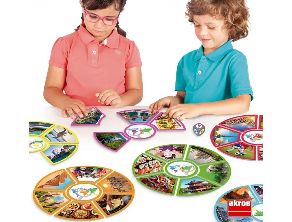Jeux d association akros decouvre les continents du monde 42 fiches carton 1 maxi de plastique