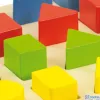 Jeux d association andreu toys encastrement formes et couleurs en bois 16 pieces 1 suppport