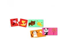 Jeux d association djeco puzzle duo a table 2 x 10 pieces