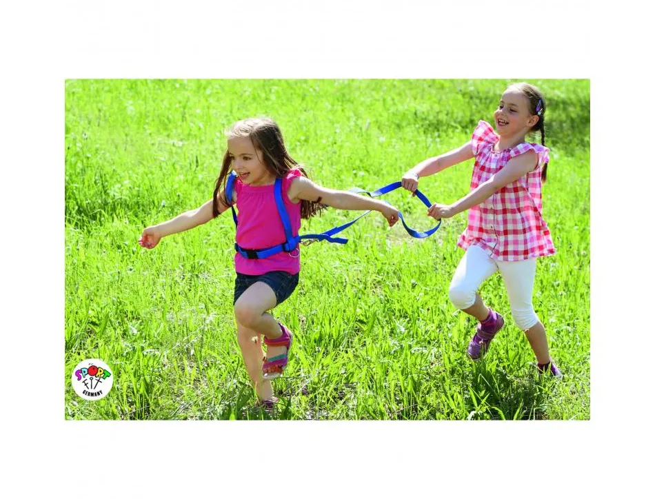 Jeux de coordination et d equilibre sport fit germany harnais de jeux nylon 2 mousquetons 1m toure de