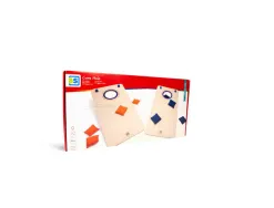Jeux de kermesse bs toys planche a trou 21 points 2 planches bois et 8 sacs