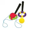 Jeux de kermesse first loisirs bilboquet mousse anneau rigide caoutchouc balle en mousse jeu ludique