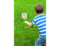 Jeux de kermesse jeu d quilles nordiques de 1 a 12 jeu interieur ou exterieur 12 quilles 1 baton bois