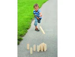 Jeux de kermesse jeu d quilles nordiques de 1 a 12 jeu interieur ou exterieur 12 quilles 1 baton bois