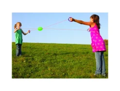 Jeux de kermesse sport fit germany boeing ballon ovale ficelle 240 cm 2 joueurs 2 poignees