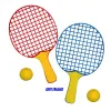 Jeux de raquette first loisirs set initiation jeux de raquettes legeres 26 cm lot de 12 et 12 balles en