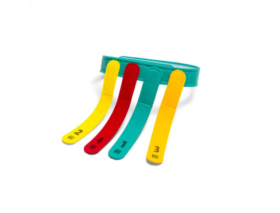 Jeux educatifs tremblay attrapez moi 16 queues lot de 4 ceintures 2 a 4 joueurs