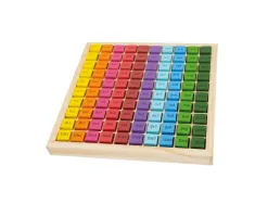 Jeux mathematiques bls table de multiplication 1 face avec l operation1 face avec resultat 1 couleur par table