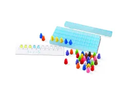 Jeux mathematiques learning resources pingouins sur la glace 100 pinguoins 10 barrettes et idees activites