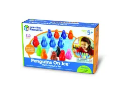 Jeux mathematiques learning resources pingouins sur la glace 100 pinguoins 10 barrettes et idees activites