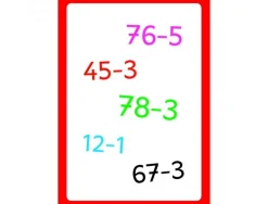 Jouer avec les chiffres ab ludis tam tam les soustractions niveaux ce cm 42 cartes