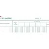 Journal exacompta caisse/banque 250x320mm vertical 33 lignes 80 pages 2 libellés 5 débits 5 crédits