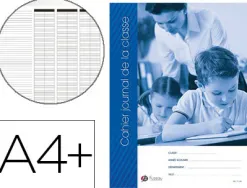 Journal préparation de classe éditions fuzeau couverture carte 1 face 235g a4+ 240x320mm agrafage 3 points 78 pages