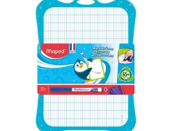 Kit ardoise blanche recyclee maped 20x28cm avec cadre 3 coloris assortis